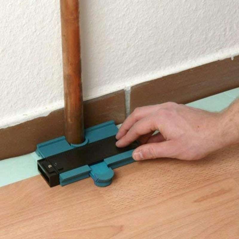 120mm Plastic Universal Pipe Wood Ducts Profile Marking Tool Duplicator Tooth Contour Copy Vacuum...