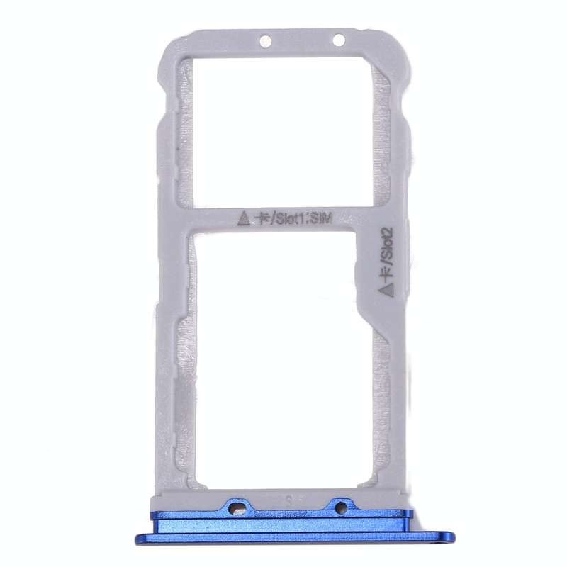 For Huawei Honor 9 SIM Card Tray & SIM / Micro SD Card Tray(Blue)