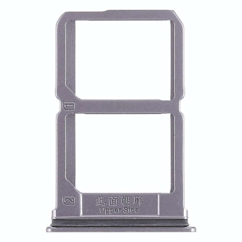 For Vivo X9s 2 x SIM Card Tray (Grey)