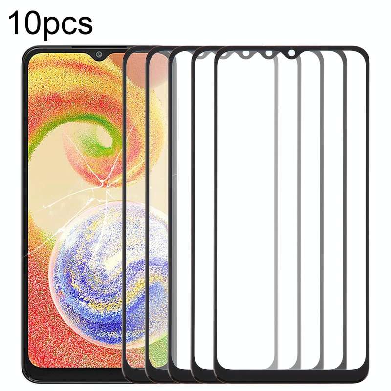For Samsung Galaxy A04 SM-A045F 10pcs Front Screen Outer Glass Lens with OCA Optically Clear Adhe...