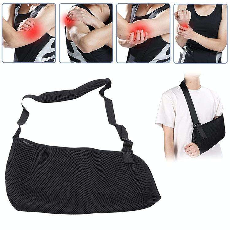 MTP-1019 Fracture Fixation Strap Arm Mesh Breathable Forearm Sling(Black)