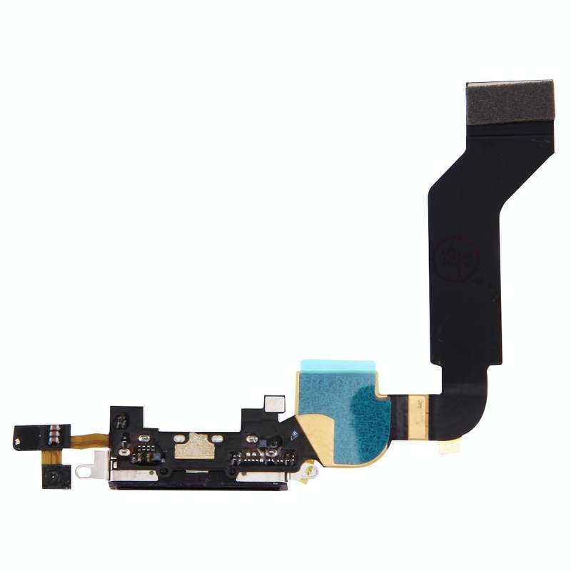 Original Dock Connector Charging Port Flex Cable for iPhone 4S(Black)
