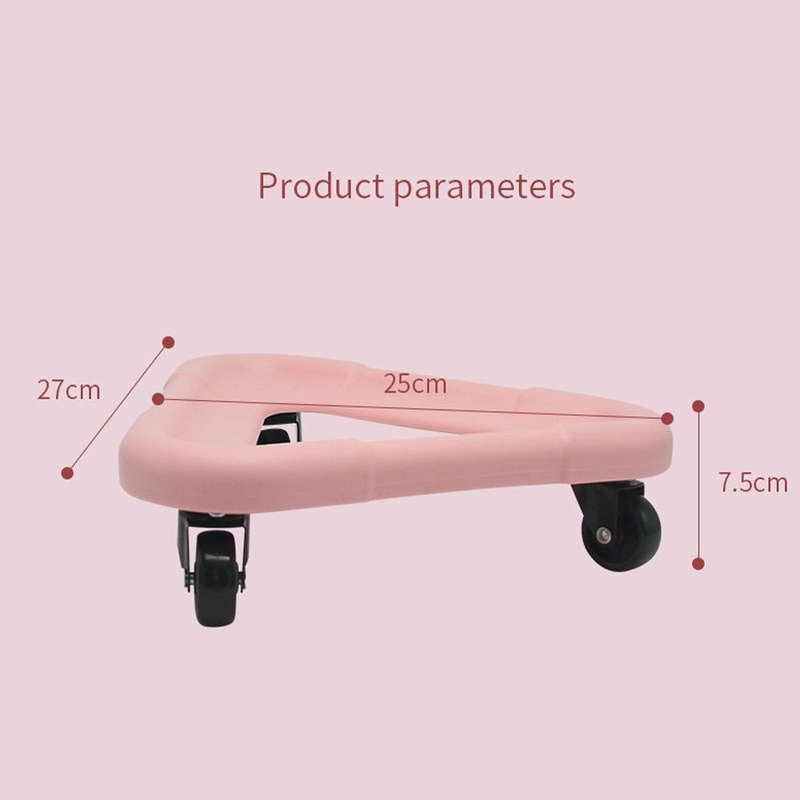 3 Wheel Abdominal Muscle Discs Slimming Device Core Strength Exercise Rollers(Yellow)