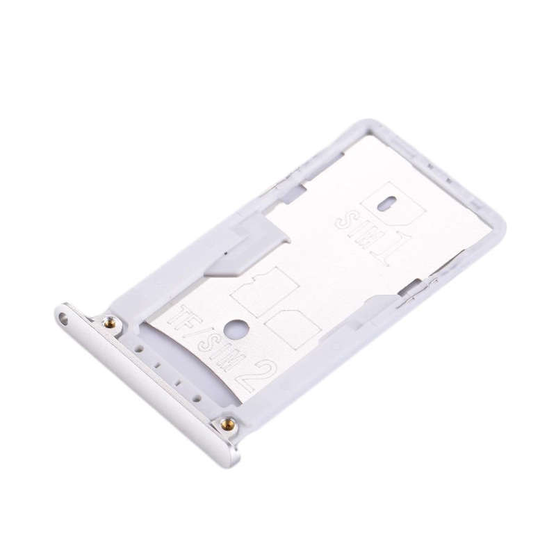 For Xiaomi Redmi Note 3 (Qualcomm Version) SIM & SIM / TF Card Tray(Silver)
