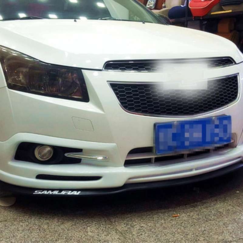 Universal 2.5m Car Front Bumper Lip Splitter Spoiler Skirt Adhesive Protector(Black)