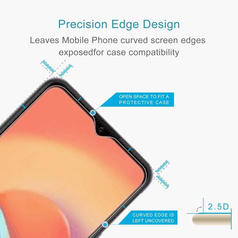 For ZTE Blade A52 Lite 10pcs 0.26mm 9H 2.5D Tempered Glass Film