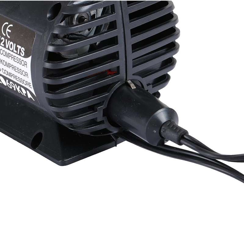 Portable Mini Auto Electric Air Compressor of Car Inflator with 3 Pneumatic Nozzle (300 PSI / DC ...
