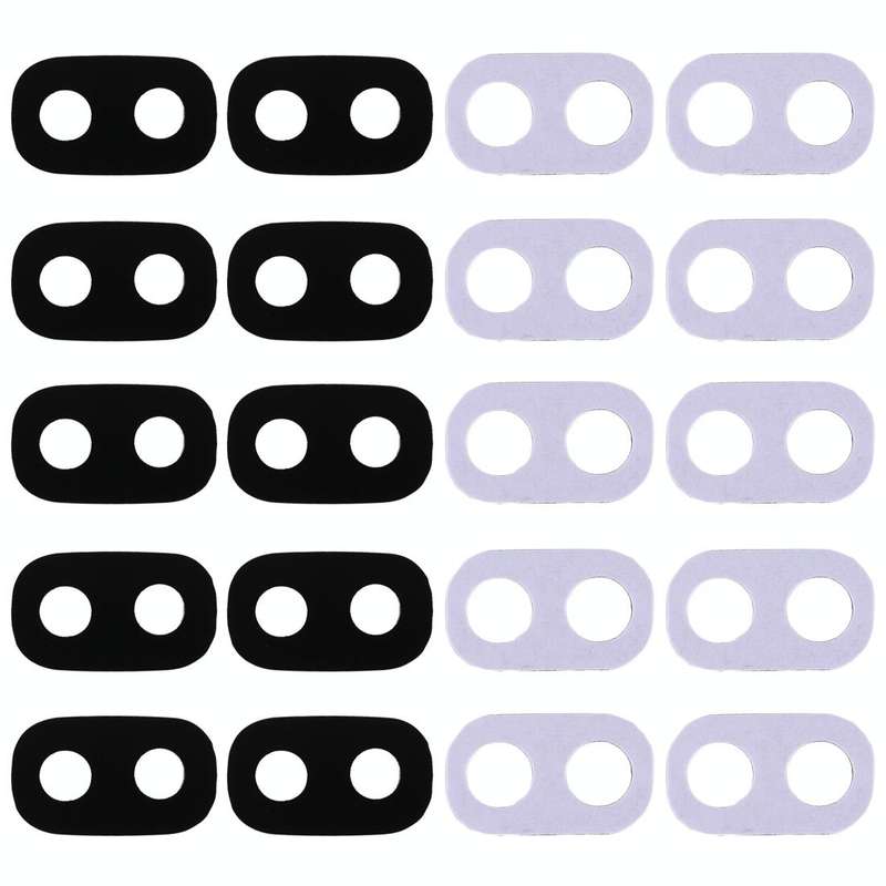 For Galaxy J3 (2017) / J330 & J5 (2017) / J530 & J7 (2017) / J730 10pcs Back Camera Lens with Adh...