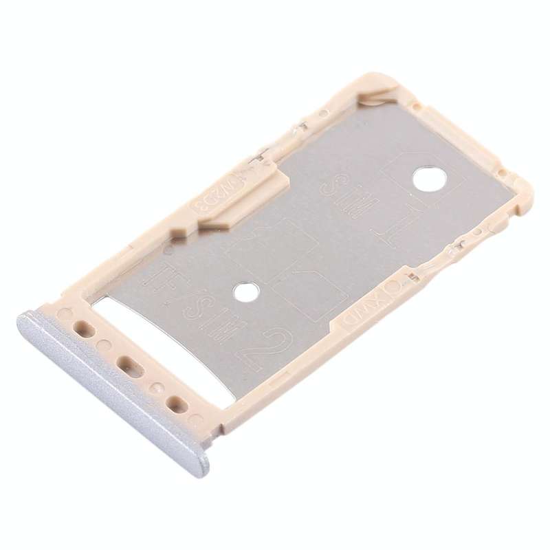2 SIM Card Tray / Micro SD Card Tray for Xiaomi Redmi 5A(Grey)