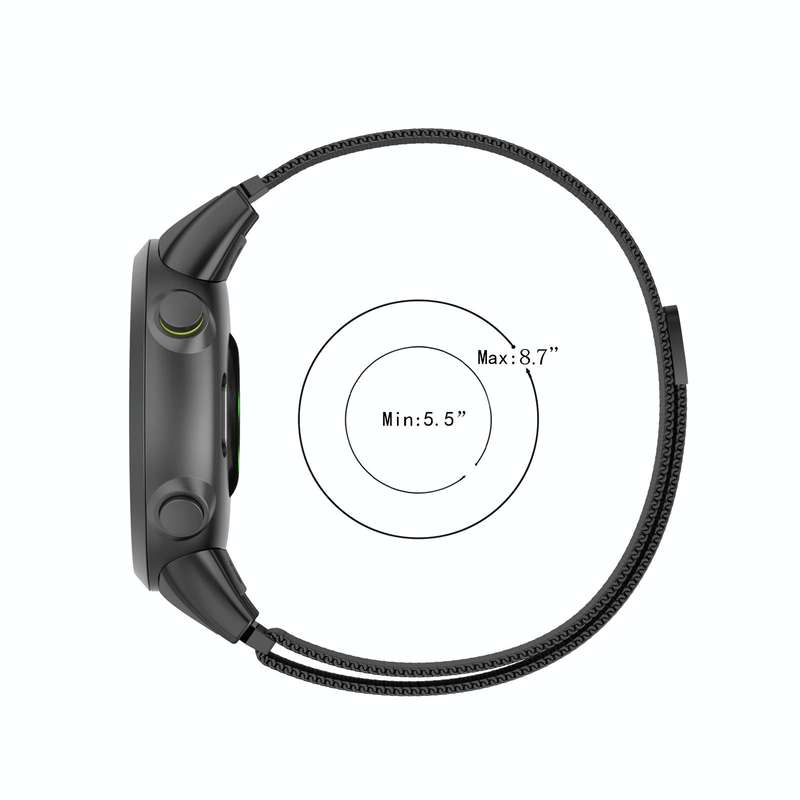 For Garmin Forerunner 45 / 45S / Swim 2 Milanese Watch Band(Silver)