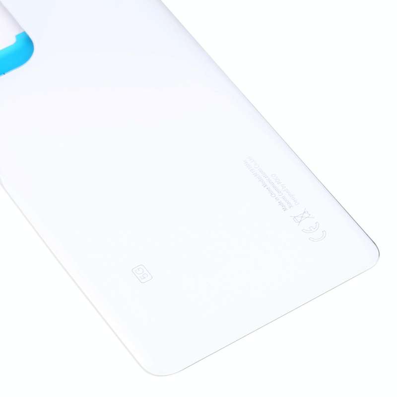 Glass Battery Back Cover for Xiaomi Poco F3(White)