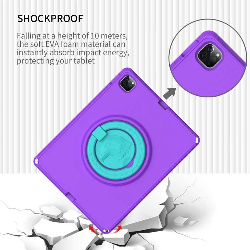 For iPad Pro 12.9 inch 2022/2021/2020/2018 EVA + PC Shockproof Tablet Case without Waterproof Fra...