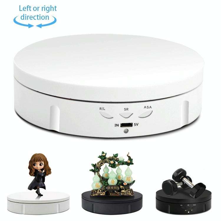 14.6cm USB Electric Rotating Turntable Display Stand Video Shooting Props Turntable for Photograp...
