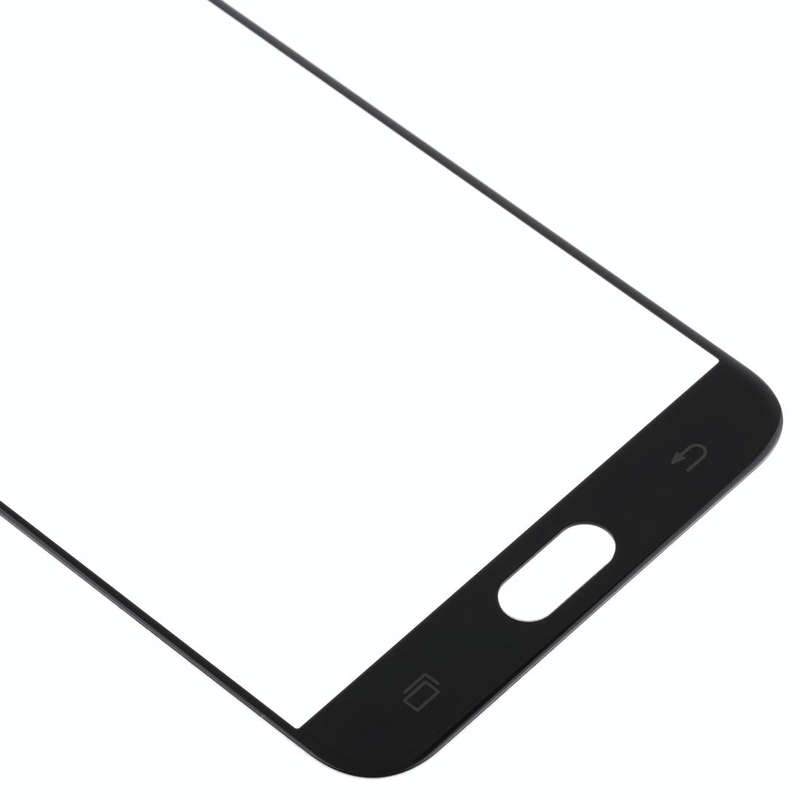 For Samsung Galaxy C8 / C7100, C7(2017) / J7+, C710F/DS 10pcs Front Screen Outer Glass Lens (Black)