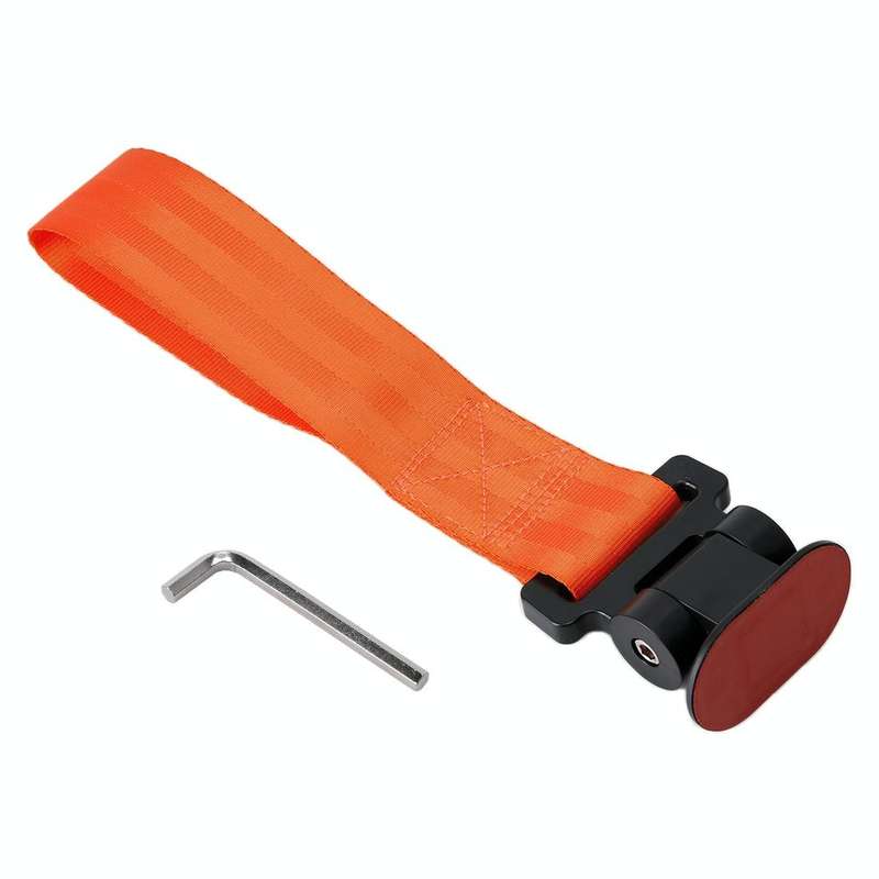 Universal Car Front Rear Tow Strap Adhesive Tape Towing Hook Ribbon, Size: 26.5*6.5*4cm(Orange)