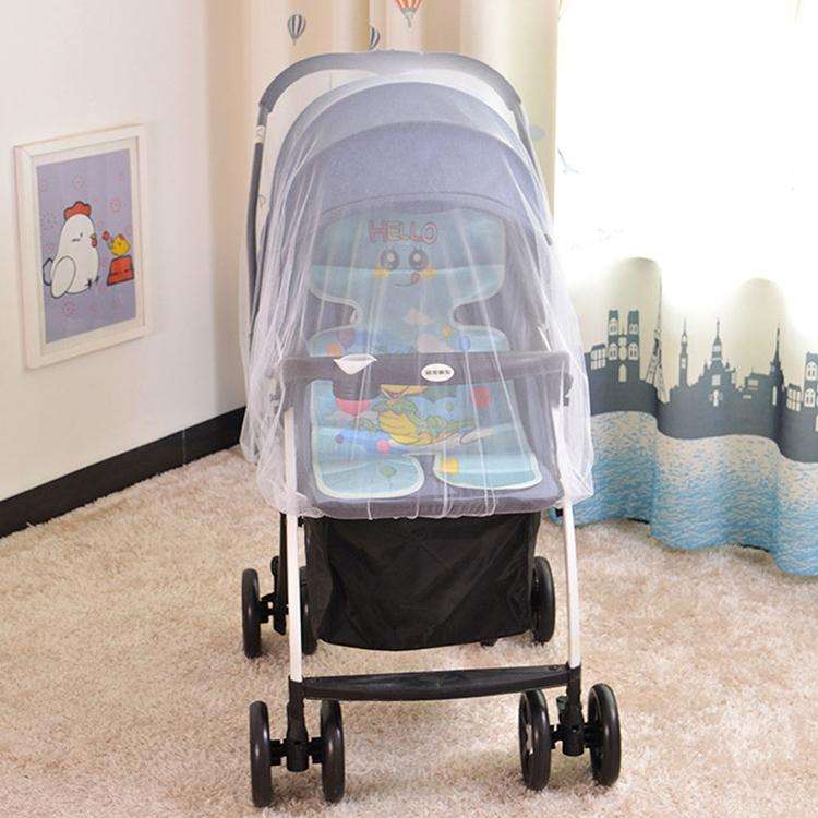 3 PCS 150cm Baby Pushchair Mosquito Insect Shield Net Safe Infants Protection Mesh Stroller Acces...