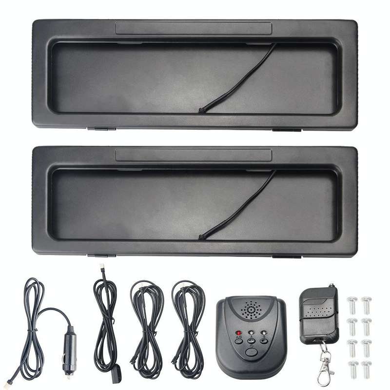 Australian Regulations Front And Rear Dual-Brand Electric Vehicle License Plate Frame