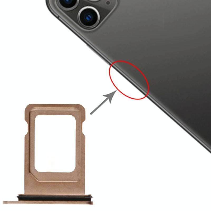 SIM Card Tray + SIM Card Tray for iPhone 11 Pro Max / 11 Pro(Gold)