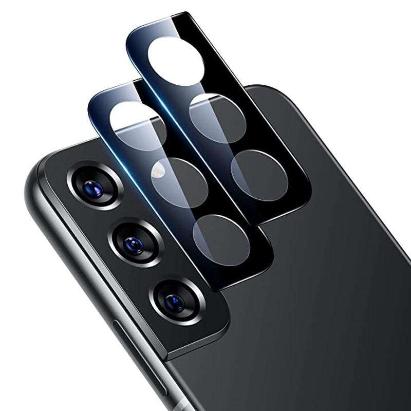 For Samsung Galaxy S22 5G 2pcs 3D Curved Edge Full Screen Tempered Glass Film with 2pcs Lens Prot...