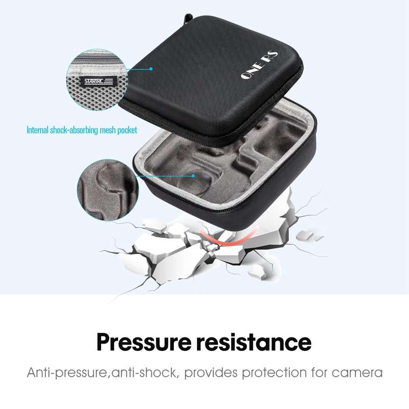 For Insta360 ONE RS STARTRC Camera PU Carry Case(Black)