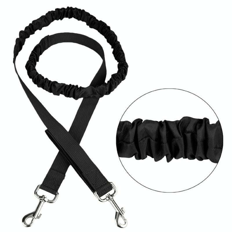 Dog Running Reflective Adjustable Belt Traction Rope with Small Bag, Specification:4-Piece Set(Red)