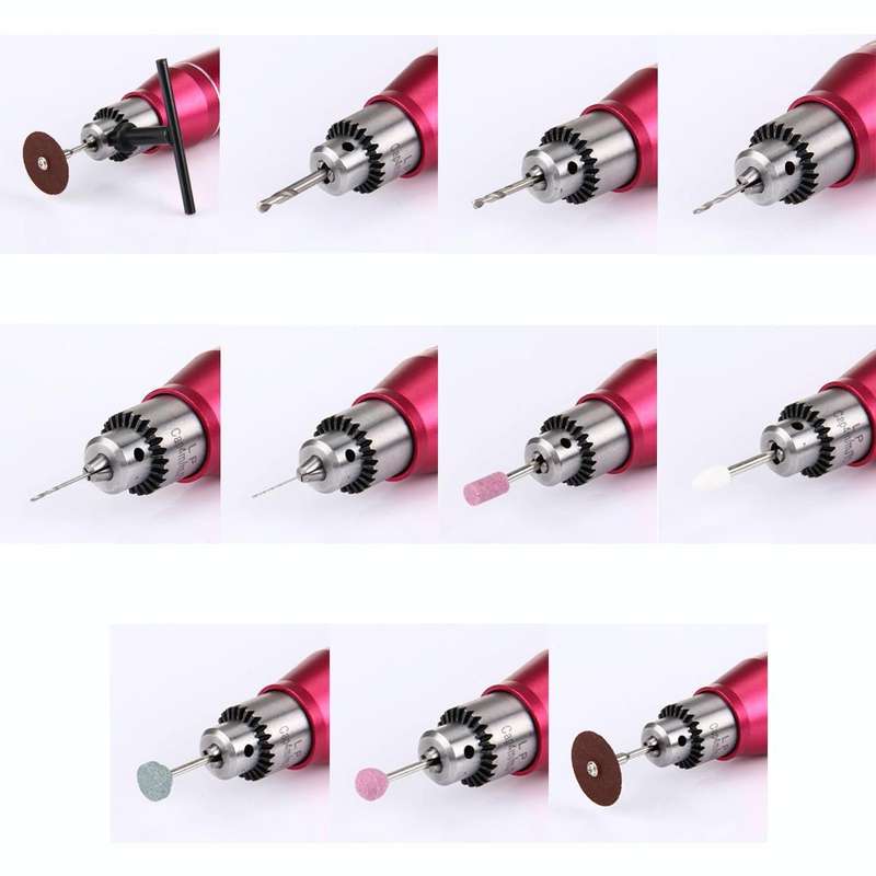 WLXY WL-320 Mini Electric Grinder with Speed Regulation, 110V-240V, Suitable Drill Chuck: 0.3mm-4...