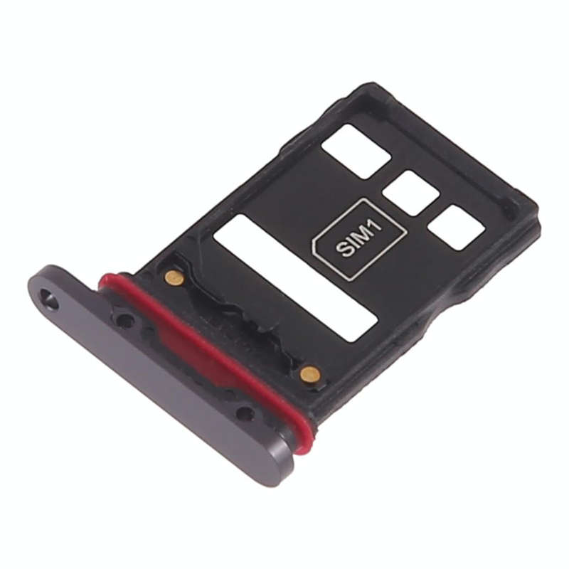 SIM Card Tray + NM Card Tray for Huawei P30 Pro(Black)
