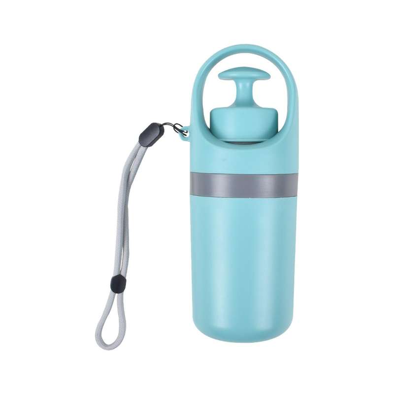 Six-claw Dog Pooper Scooper With Built-in Poop Bag Dispenser(Blue Gray)