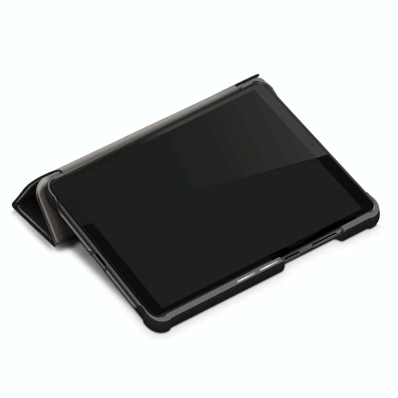 For Lenovo Tab M8 Custer Texture Horizontal Flip Smart TPU Leather Case with Three-folding Holder...