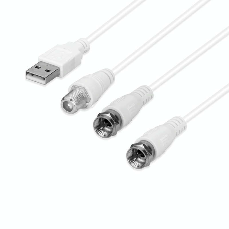 Ultra-thin Indoor HD Digital TV Antenna with 50 Miles Long Range Amplifier(White)