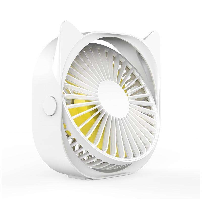 M105 Desktop Mini Cute Portable USB Fan(Sky White)