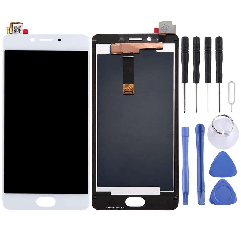 TFT LCD Screen for Meizu Meilan E2 with Digitizer Full Assembly(White)