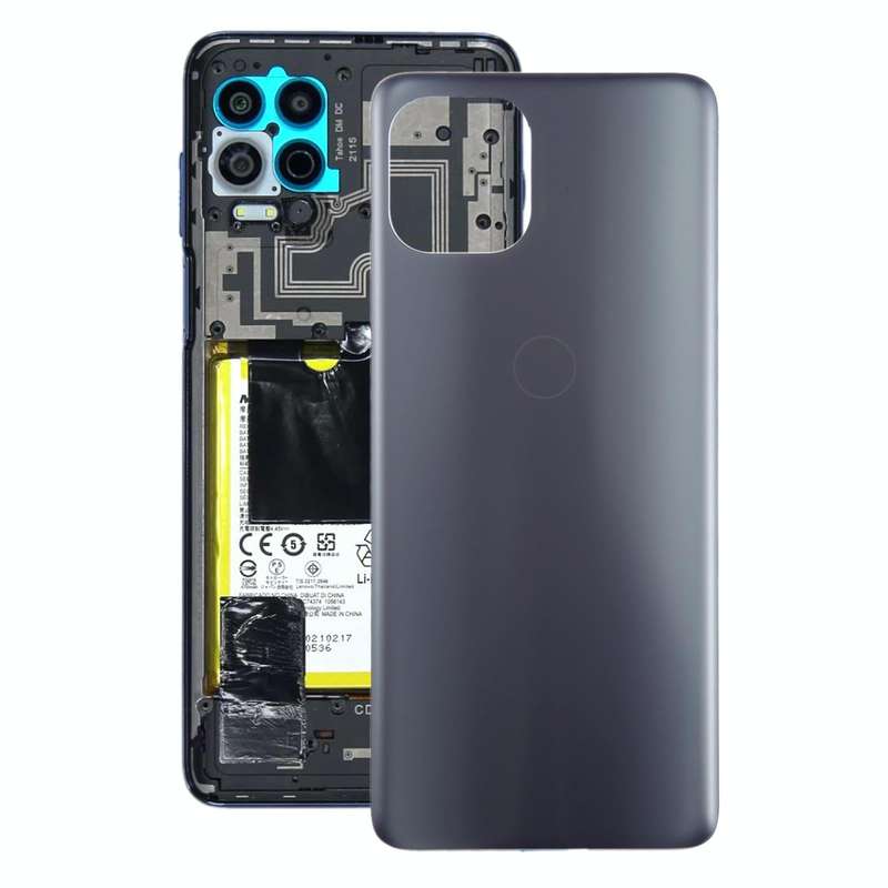 Original Battery Back Cover for Motorola Edge 20 Lite / Edge 20 Fusion(Black)