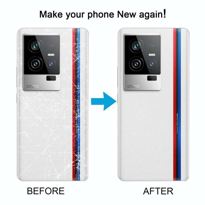 For vivo iQOO 11 Original Battery Back Cover with Camera Lens Cover(White)