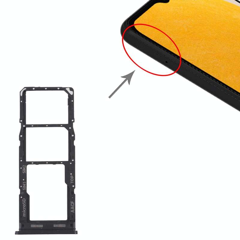 For Samsung Galaxy A13 5G SM-A136 Original SIM Card Tray + SIM Card Tray + Micro SD card tray (Bl...