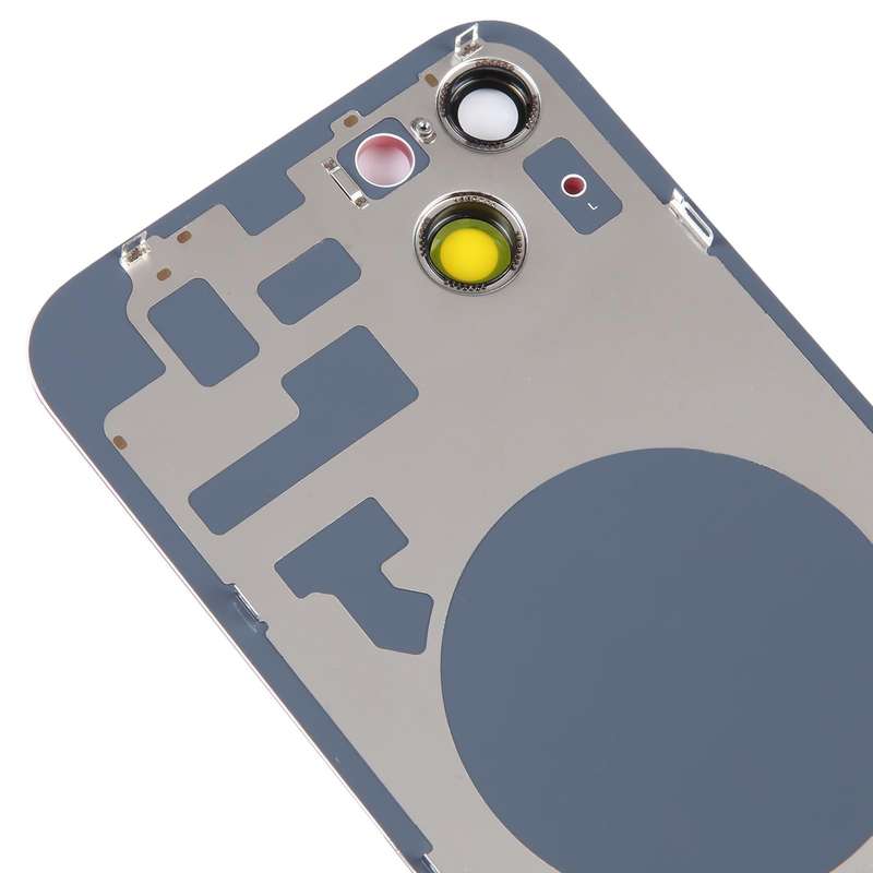 Glass Battery Back Cover with Holder for iPhone 14(Red)