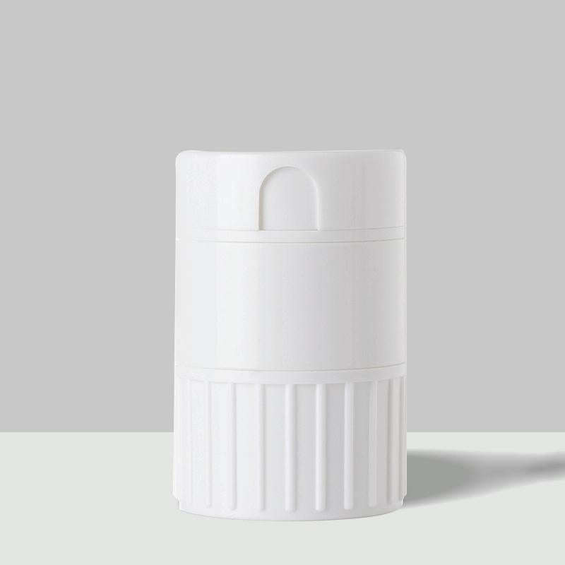 HH654 4 in 1 Multifunctional Portable Pill Box(White)