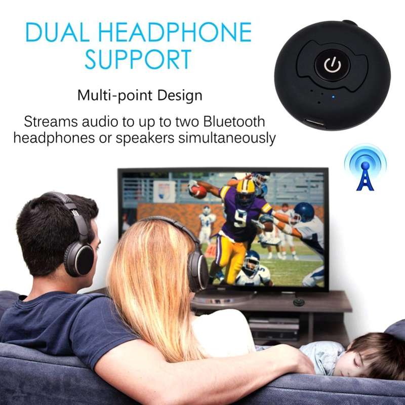 H366T Portable Multi-point Bluetooth 4.0 Audio Transmitter for iPhone, Samsung, HTC, Sony, Google...