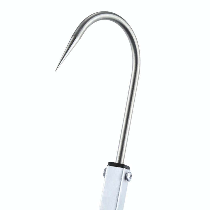 95cm Professional Extendable Fishing Spear Hook Tackle Fishing Landing Gaff with String