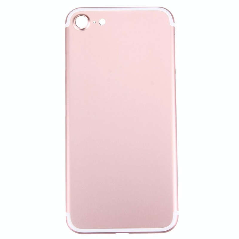 5 in 1 for iPhone 7 (Back Cover + Card Tray + Volume Control Key + Power Button + Mute Switch Vib...