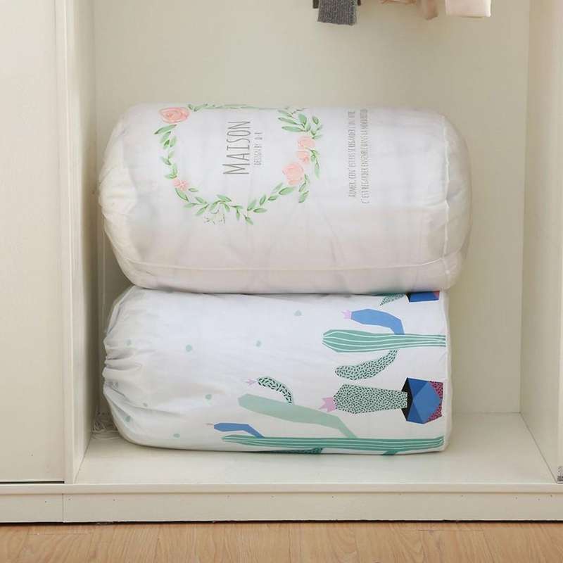 Large-capacity Household Waterproof Moisture-proof Quilt Storage Bag Packing Bag(Striped Deer)