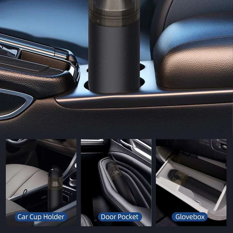 F35 15000Pa Cordless Handheld Car Vacuum Cleaner(White)