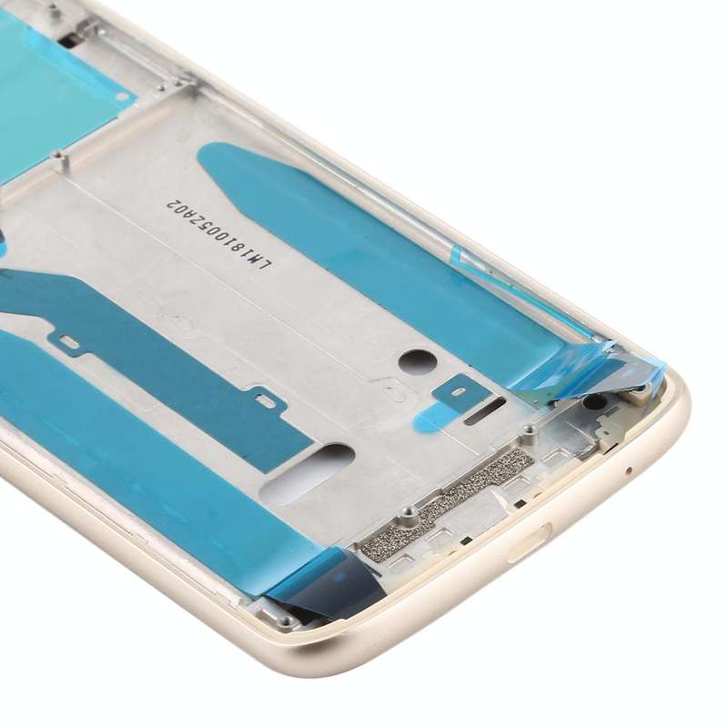 Front Housing LCD Frame Bezel for Motorola Moto E5(Gold)