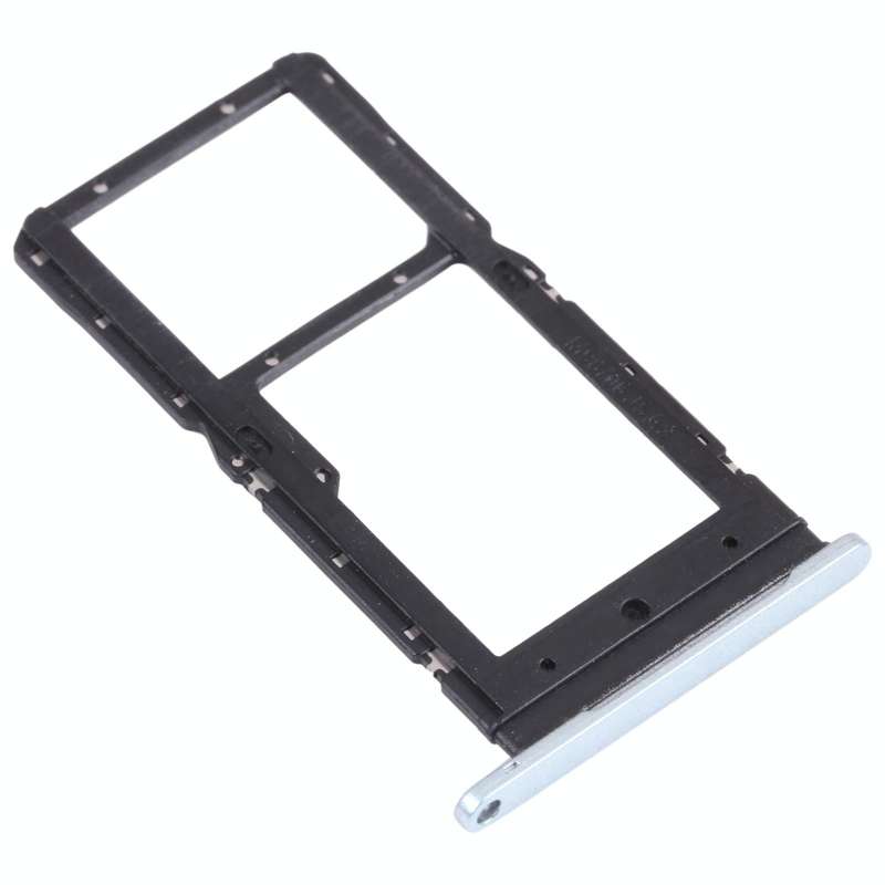 SIM Card Tray + SIM Card Tray / Micro SD Card Tray for Honor play 5T (Green)