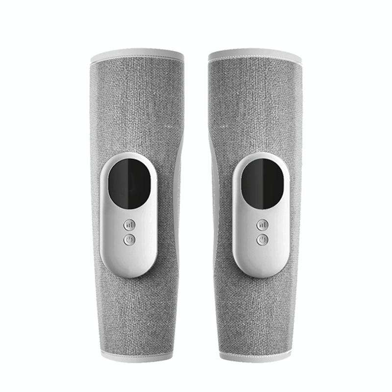 Home Constant Temperature Wireless Leg Massage, Style: Gray Double Hot Compress+Air Pressure
