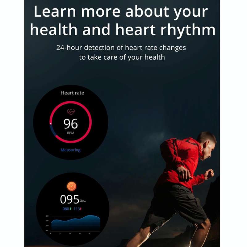 Lokmat ATTACK 1.28 inch TFT LCD Screen Smart Watch, Support Sleep Monitor / Heart Rate Monitor / ...