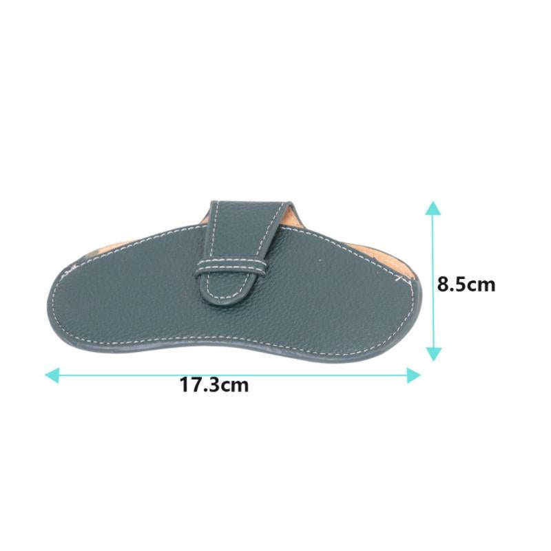 PU Leather Portable Glasses Bag Glasses Case Compression Sunglasses Storage Bag(Pink)