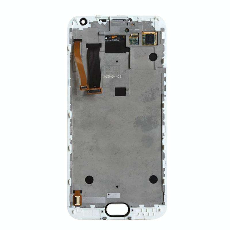 TFT LCD Screen for Meizu MX5 Digitizer Full Assembly with Frame(White)