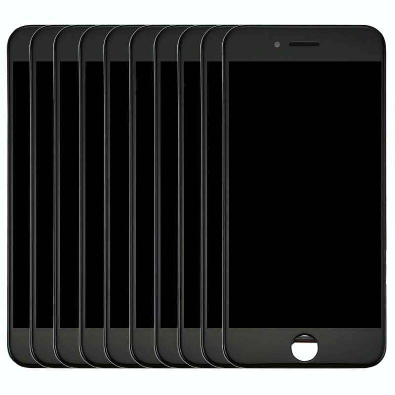 10 PCS TFT LCD Screen for iPhone 8 Plus with Digitizer Full Assembly (Black)