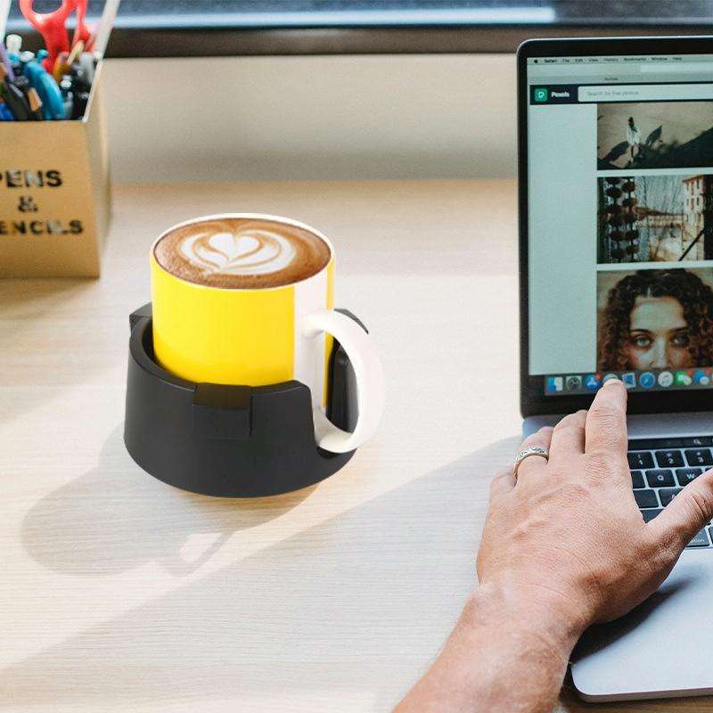 Multi-functional Spill-proof Insulated Fixed Cup Holder(Black)